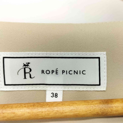 ロペピクニック Rope Picnic 2022SS 非フッ素撥水・UVカット/ドライギャバノーカラーコート スプリングコート レディース JPN:38