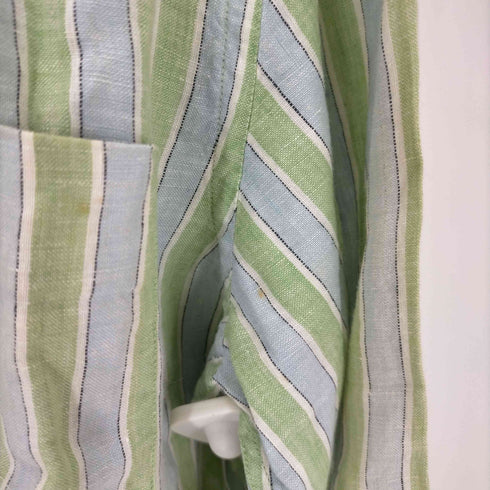 ギャップ Gap 00S ストライプリネンシャツ メンズ JPN:L
