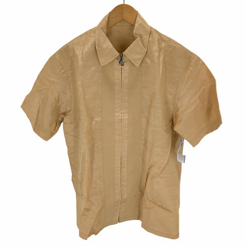 コムサデモードメン COMME CA DU MODE MEN 00S リネン混ジップアップシャツ メンズ JPN:2
