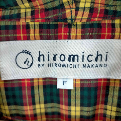 ヒロミチナカノ hiromichi nakano フード付きチェックシャツ メンズ FREE