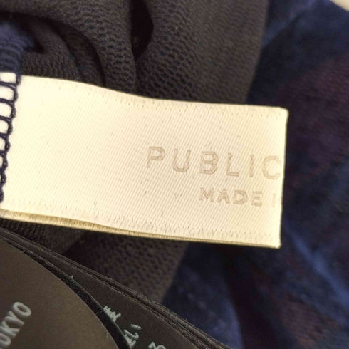 パブリックトウキョウ PUBLIC TOKYO ベロアチュールTOP レディース FREE
