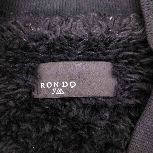 RONDO.YM シルクジップアップジャケット メンズ