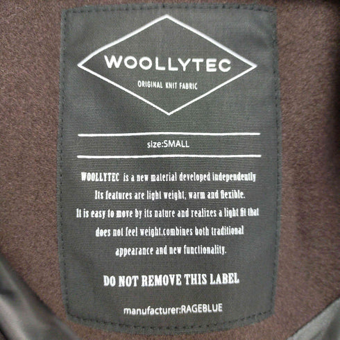 レイジブルー RAGEBLUE woollytec ウールフルジップジャケット メンズ S