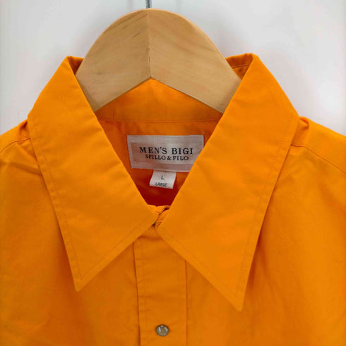 メンズビギ MENS BIGI OLD シリコン加工 ウエスタンシャツ メンズ JPN:L