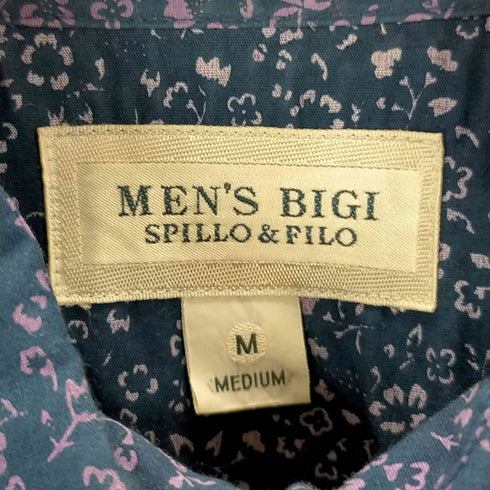 メンズビギ MENS BIGI OLD fフラワープリントウエスタンシャツ メンズ JPN:M