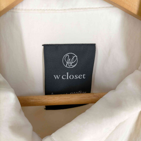 ダブルクローゼット w closet 【2WAY】ハイネックミリタリージャケット レディース