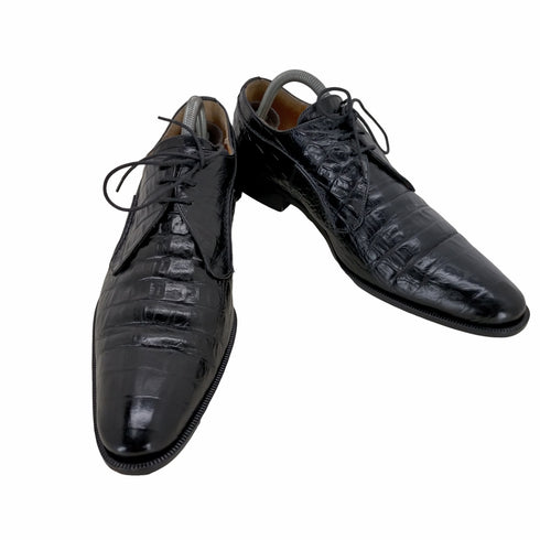 メンズビギ MENS BIGI イタリア製 クロコ ドレスシューズ メンズ JPN:41