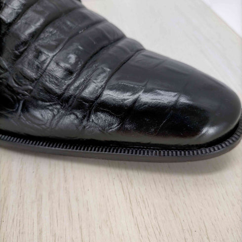 メンズビギ MENS BIGI イタリア製 クロコ ドレスシューズ メンズ JPN:41