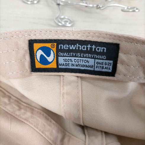 ニューハッタン NEWHATTAN 6パネルキャップ メンズ