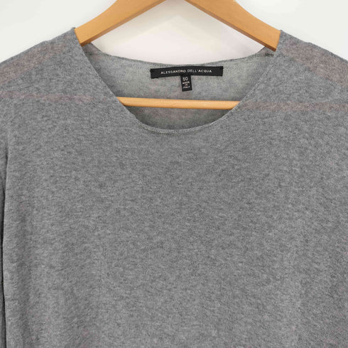 アレッサンドロデラクア Alessandro dellAcqua made in italy カットオフウールニット メンズ EUR:50