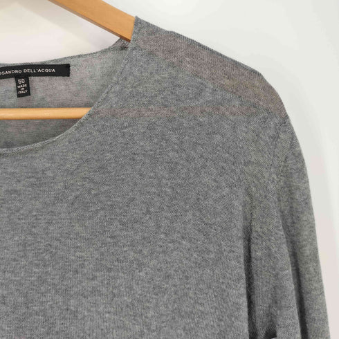 アレッサンドロデラクア Alessandro dellAcqua made in italy カットオフウールニット メンズ EUR:50