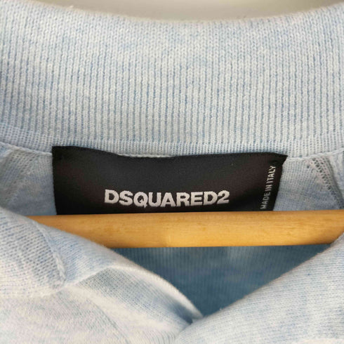ディースクエアード DSQUARED2 コットンニットポロシャツ メンズ import:M