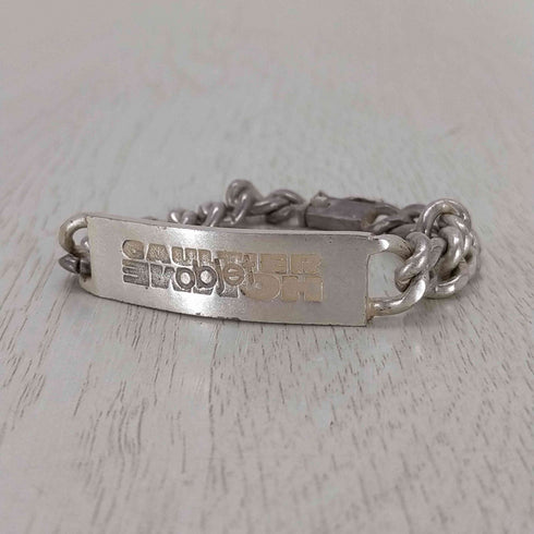 ゴルチエオムオブジェ GAULTIER HOMME objet プレート チェーン ブレスレット small メンズ