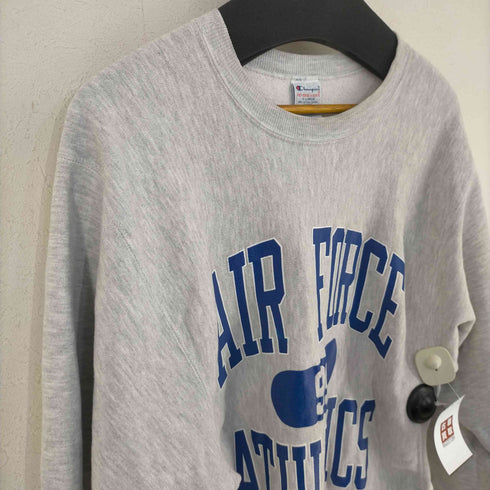 チャンピオン Champion メキシコ製 刺繍タグ REVERSE WEAVE AIRFORCE ATHLETICS カプセル 三段 クルーネックスウェット メンズ import:XL