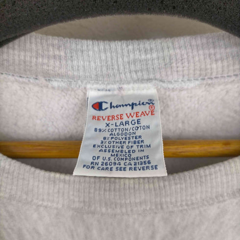 チャンピオン Champion メキシコ製 刺繍タグ REVERSE WEAVE AIRFORCE ATHLETICS カプセル 三段 クルーネックスウェット メンズ import:XL