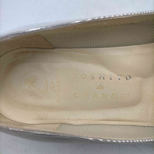 YOSHITO de ORANGE レイン パンプス シルバー レディース JPN:24