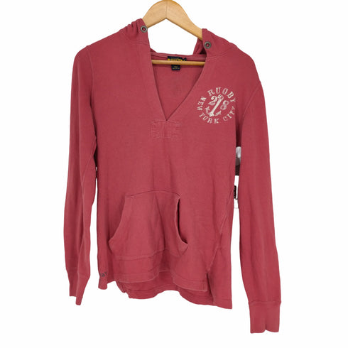 ラルフローレン RALPH LAUREN RUGBY コットンVネックパーカー レディース JPN:M