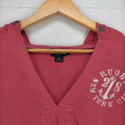 ラルフローレン RALPH LAUREN RUGBY コットンVネックパーカー レディース JPN:M