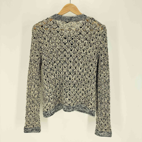 ザラ ZARA 24SS ラメ糸 ローゲージ カーディガン レディース