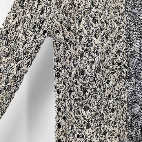 ザラ ZARA 24SS ラメ糸 ローゲージ カーディガン レディース