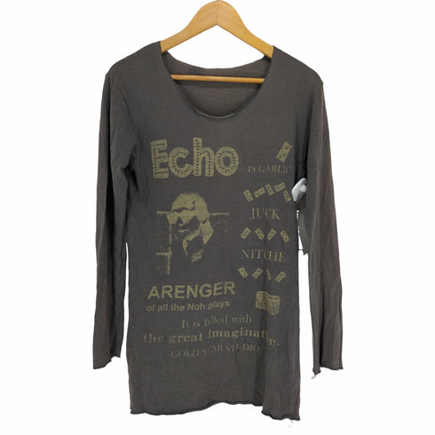 エヌハリウッド N.HOOLYWOOD Echo IS GARLIC フロントプリントL/S TEE メンズ
