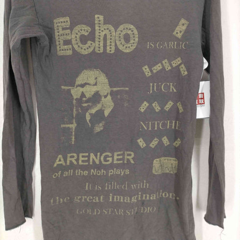 エヌハリウッド N.HOOLYWOOD Echo IS GARLIC フロントプリントL/S TEE メンズ