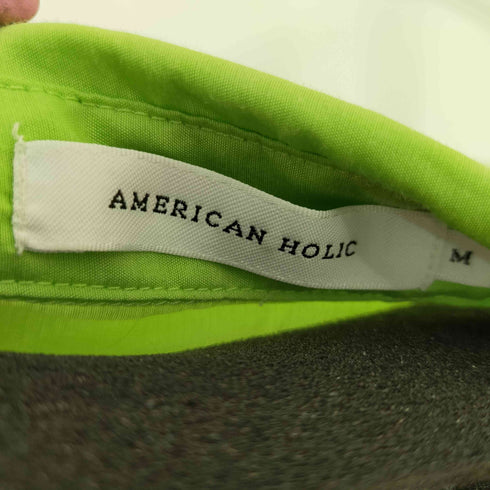 アメリカンホリック AMERICAN HOLIC Wポケットシアーシャツ レディース JPN:M