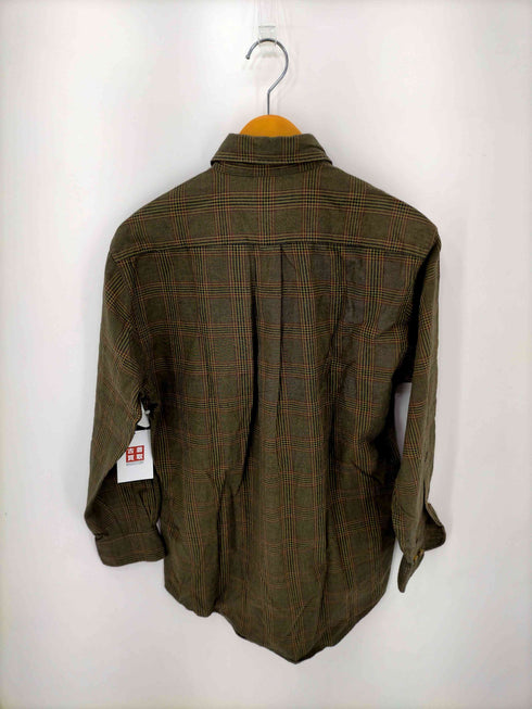 ブルックスブラザーズ BROOKS BROTHERS コットンウールグレンチェックフランネルBDシャツ メンズ import:S