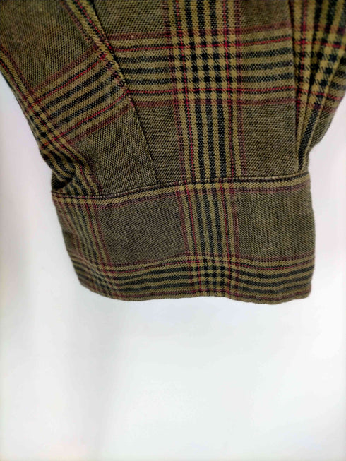 ブルックスブラザーズ BROOKS BROTHERS コットンウールグレンチェックフランネルBDシャツ メンズ import:S