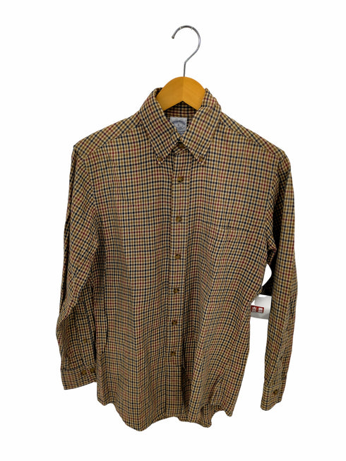 ブルックスブラザーズ BROOKS BROTHERS コットンウールチェックフランネルBDシャツ メンズ import:S