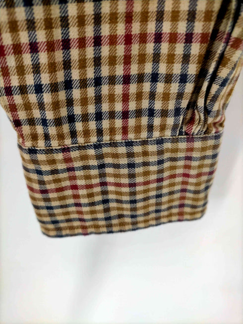 ブルックスブラザーズ BROOKS BROTHERS コットンウールチェックフランネルBDシャツ メンズ import:S