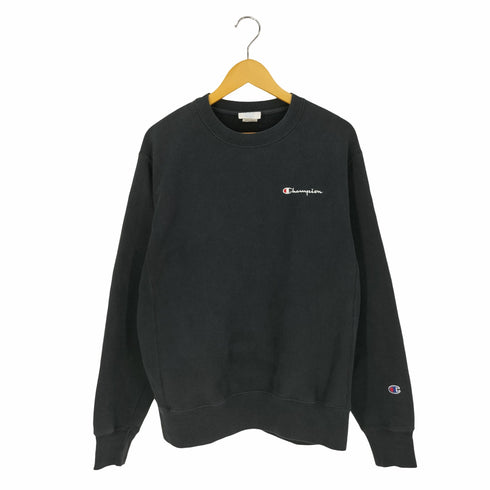 チャンピオン Champion ホンジュラス製 青単復刻 REVERSE WEAVE ロゴ刺繍 クルーネックスウェット メンズ import:M