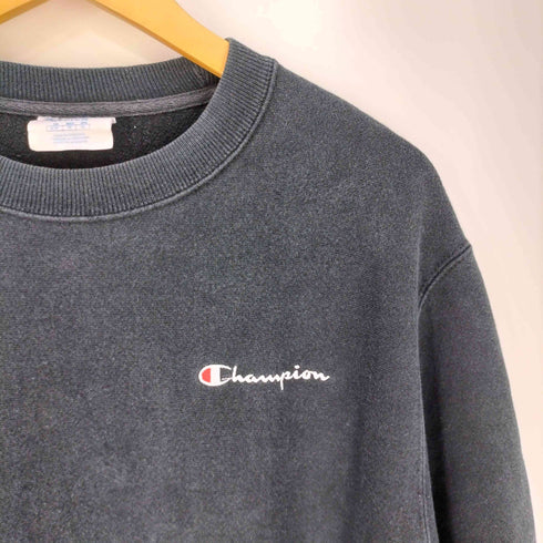 チャンピオン Champion ホンジュラス製 青単復刻 REVERSE WEAVE ロゴ刺繍 クルーネックスウェット メンズ import:M