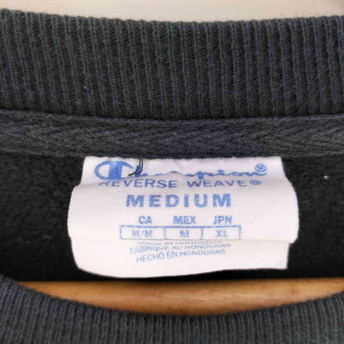チャンピオン Champion ホンジュラス製 青単復刻 REVERSE WEAVE ロゴ刺繍 クルーネックスウェット メンズ import:M