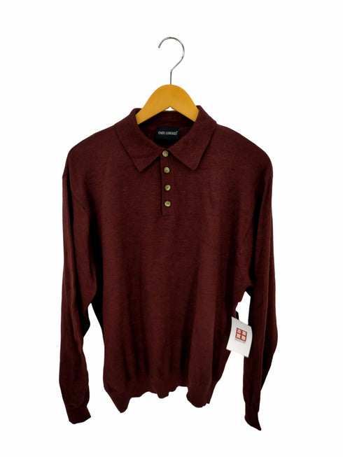 ENZO LORENZO MADE IN EUROPE メリノアクリルニットポロ メンズ EUR:50