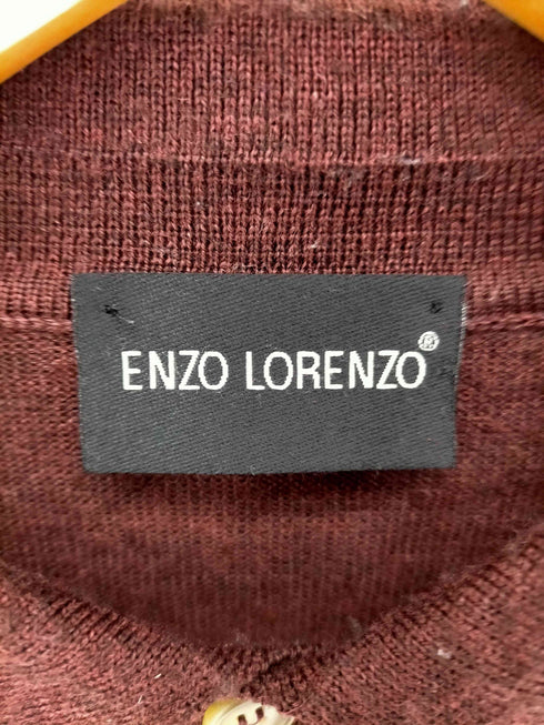 ENZO LORENZO MADE IN EUROPE メリノアクリルニットポロ メンズ EUR:50