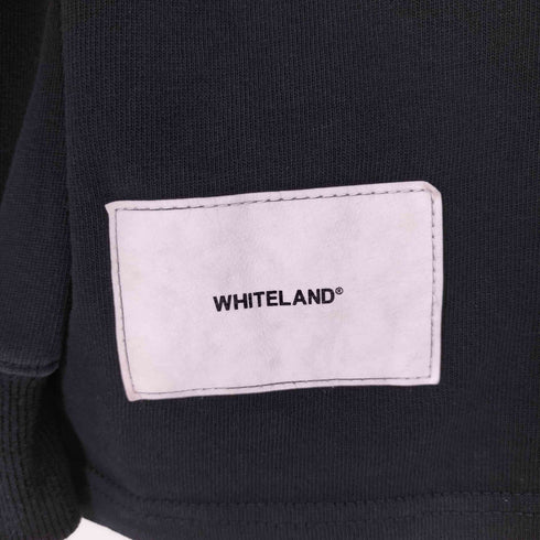 ホワイトランド WHITELAND ロゴパッチ ヘヴィーウェイト ポケット クルーネックTシャツ メンズ FREE