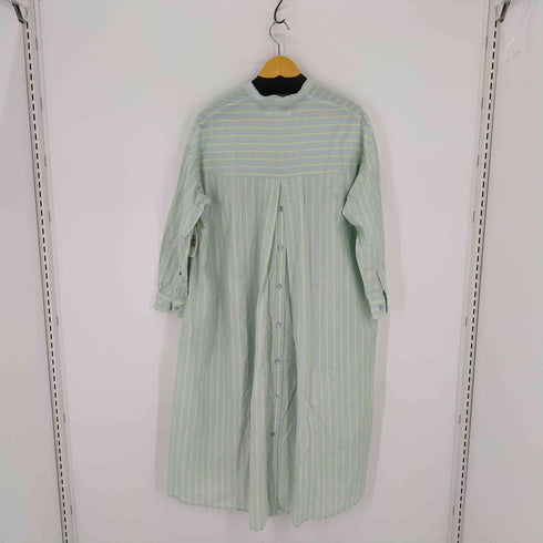 アメリカンホリック AMERICAN HOLIC バックボタンスキッパーシャツワンピース ストライプ レディース JPN:M