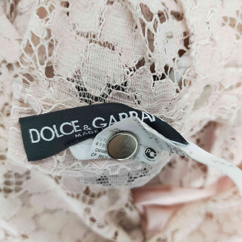 ドルチェアンドガッバーナ DOLCE&GABBANA 花柄レースノースリーブワンピース レディース 36