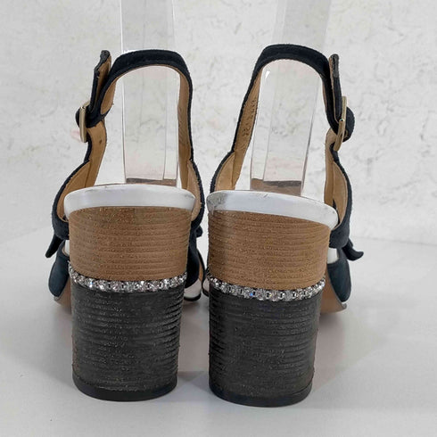 ランバンオンブルー LANVIN en Bleu スウェードリボンサンダル レディース JPN:24