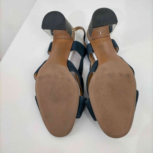 ランバンオンブルー LANVIN en Bleu スウェードリボンサンダル レディース JPN:24