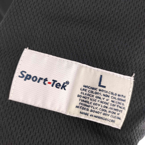 Sport-tek 企業ロゴ ナンバリング プリント ゲームシャツ ベースボールシャツ メンズ import:L
