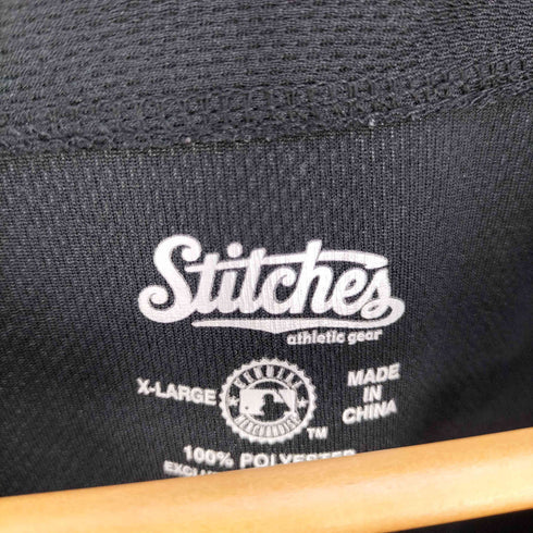 Stitches MLB チームロゴ刺繍 ゲームシャツ ベースボールシャツ メンズ import:XL