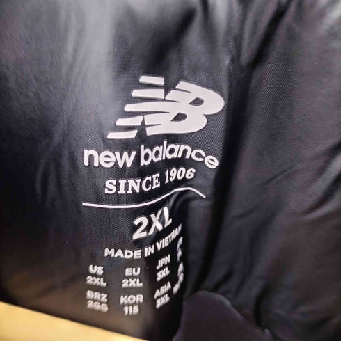 ニューバランス NEW BALANCE Q Speed シェルパアノラック NB HEAT ハーフジップ ボア 切り替え ナイロン ジャケット メンズ import:XXL