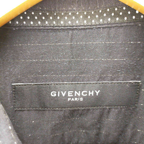 ジバンシィ GIVENCHY 比翼ストライプフリルシャツ メンズ