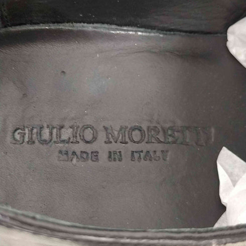 GIULIO MORETTI イタリア製 メダリオン レザーシューズ メンズ JPN:39