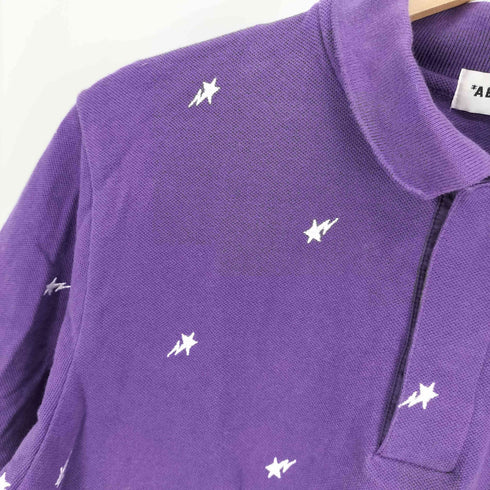 アベイシングエイプ A BATHING APE APESTA エイプヘッド 刺繍 S/S ポロシャツ メンズ JPN:M