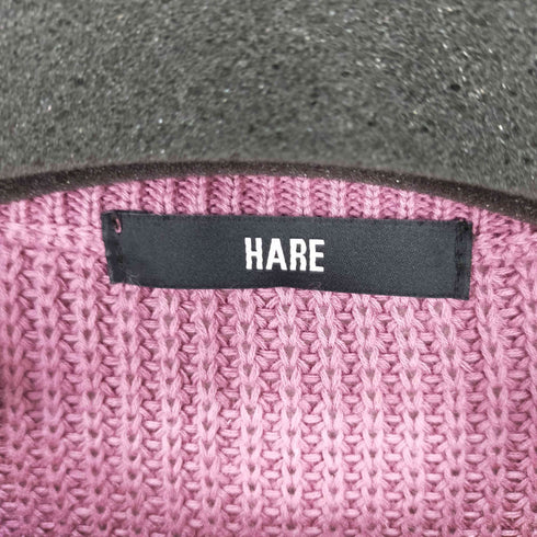 ハレ HARE コットンニットベスト ベルト レディース FREE