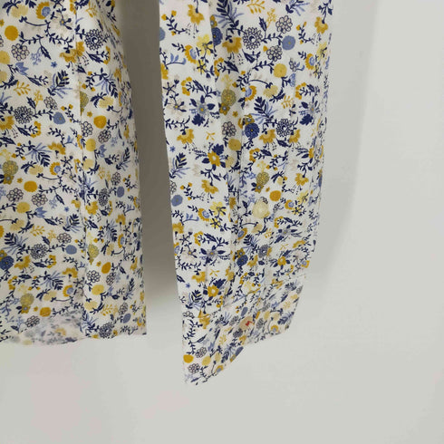 ザラ ZARA BD L/S シャツ 花 総柄 メンズ import:S