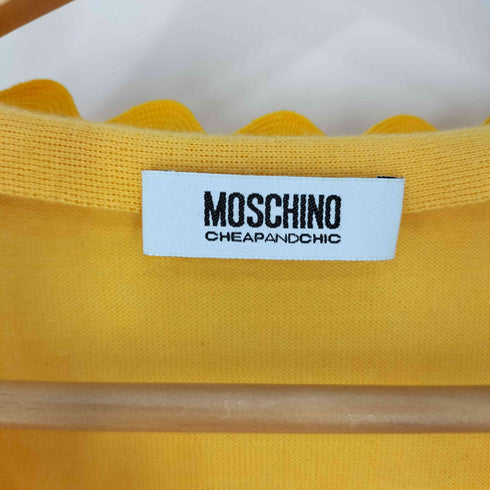 モスキーノ チープアンドシック MOSCHINO CHEAP&CHIC トリミングデザインカーディガン レディース